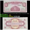 Image 1 : Set of 2 Concecutive 1962 Great Britain Military payment 1 Pound Note P# M36A Grades CU