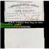 Image 1 : C.S.A. 4 Dollar Note Aug 19, 1862 Grades Select CU