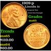 Image 1 : 1909-p Lincoln Cent 1c Grades GEM Unc