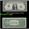 Image 1 : 1963 $1 Federal Reserve Note Grades Gem CU