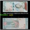 Image 1 : 2018 Venezuela 2 Bolivares Note P# 101 Grades Gem CU