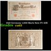 Image 1 : 1910 Germany 1,000 Mark Note P# 45B Grades Select CU