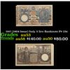 Image 1 : 1917 (1904 Issue) Italy 5 lire Banknote P# 23e Grades Select AU