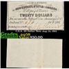 Image 1 : C.S.A. 20 Dollar Note Aug 19, 1861 Grades Choice AU/BU Slider