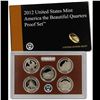 Image 1 : 2012 United States America The Beautiful Quarters Proof Set 5 Coins