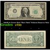 Image 1 : 1963B $1 Green Seal "Barr Note" Federal Reserve Note Grades vf++