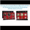 Image 1 : Group of 2 United States Mint Proof Sets 1974-1975 12 coins