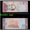 Image 1 : 2018 Venezuela 10 Bolivares Banknote P# 103-new, Replacement Note! 15.01-2018 Grades Gem CU