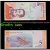 Image 1 : 2018 Venezuela 5 Bolivares Banknote P# 102-new, Replacement Note! 15.01-2018 Grades Gem CU