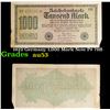 Image 1 : 1922 Germany 1,000 Mark Note P# 76B Grades Select AU
