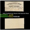 Image 1 : 1861 Confederate States $20 Interest Note Grades Choice AU/BU Slider