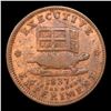 Image 3 : 1837 Executive Experiment Hard Times Token 1c Grades xf details