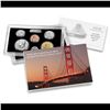 Image 1 : San Francisco Mint 2018 Silver Reverse Proof Set 10 Coins Inside