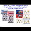 Image 1 : Group of 2 United States Mint Set in Original Government Packaging! From 2002-2003 with 40 Coins Ins