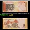 Image 1 : 2009 Venezuela 5 Bolivares Banknote P# 89r, Replacement Note! 3.9.2009 Grades Gem CU