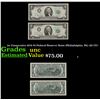 Image 1 : 2x Consecutive 1976 $2 Federal Reserve Notes (Philadelphia, PA) All CU! Grades Brilliant Uncirculate