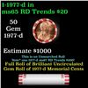 Image 1 : Shotgun Lincoln 1c roll, 1977-d 50 pcs Bank Wrapper.