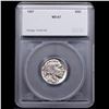 Image 4 : 1937-p Buffalo Nickel 5c Graded ms67 BY SEGS