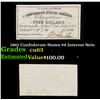 Image 1 : 1861 Confederate States $4 Interest Note Grades Select CU