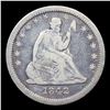 Image 2 : 1842-o Lg Date Seated Liberty Quarter 25c Grades vf+