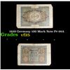 Image 1 : 1920 Germany 100 Mark Note P# 69A Grades vf+