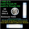Image 1 : Shotgun Jefferson 5c roll, 1981-d 40 pcs Nickel Wrapper