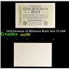 Image 1 : 1923 Germany 10 Millionen Mark Note P# 106C Grades Choice AU/BU Slider