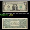 Image 1 : 1963B $1 Green Seal "Barr Note" Federal Reserve Note Grades vf++
