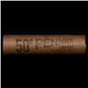 Image 3 : Shotgun Lincoln 1c roll, 1943-p Steel Cents, 50 pcs Bank Wrapper.