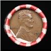 Image 2 : Mixed small cents 1c orig shotgun roll, 1936-s Lincoln Cent, Wheat Cent other end, Bank Wrapper.