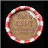 Image 2 : Mixed small cents 1c orig shotgun roll, Wheat Cent Ends, Bank Wrapper.