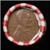 Image 2 : Mixed small cents 1c orig shotgun roll, 1920-p Lincoln Cent, 1936-s Lincoln Cent other end, Bank Wra