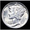 Image 2 : 1945-p Mercury Dime 10c Grades GEM+ Unc