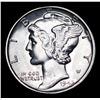 Image 2 : 1945-p Mercury Dime 10c Grades GEM++ Unc