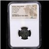 Image 2 : NGC Mysia, Pergamum 2nd Century BC AE18 (6.43g) obv Athena rv trophy Graded Vf By NGC