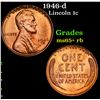 Image 1 : 1946-d Lincoln Cent 1c Grades Gem+ Unc RB