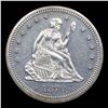 Image 2 : ***Auction Highlight*** 1870-p Seated Liberty Quarter 25c Graded Select Unc BY USCG (fc)