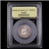 Image 4 : ***Auction Highlight*** 1870-p Seated Liberty Quarter 25c Graded Select Unc BY USCG (fc)