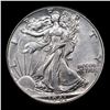 Image 2 : 1941-p Walking Liberty Half Dollar 50c Grades Select Unc