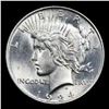 Image 2 : 1924-p Peace Dollar $1 Grades GEM+ Unc