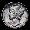 Image 2 : 1941-d Mercury Dime 10c Grades GEM FSB