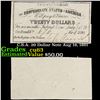 Image 1 : C.S.A. 20 Dollar Note Aug 19, 1861 Grades Select CU