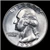 Image 2 : 1955-d Washington Quarter 25c Grades GEM+ Unc