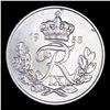 Image 3 : 1958 Denmark 10 Ore KM-841.2 Grades GEM Unc