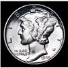 Image 2 : 1944-p Mercury Dime 10c Grades GEM Unc