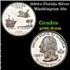 Image 1 : Proof 2004-s Silver Washington Quarter 25c Grades GEM+ Proof Deep Cameo