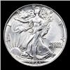 Image 2 : 1943-p Walking Liberty Half Dollar 50c Grades Select Unc