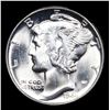 Image 2 : 1944-p Mercury Dime 10c Grades GEM++ Unc