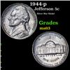 Image 1 : 1944-p Jefferson Nickel 5c Grades Select Unc