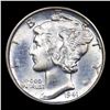Image 2 : 1941-p Mercury Dime 10c Grades GEM+ FSB